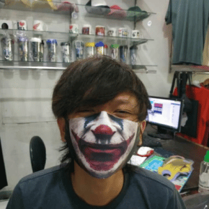 Masker Scuba Motif Joker