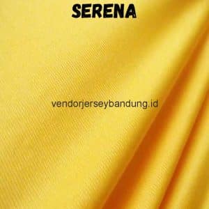 Tekstur bahan Serena polos untuk jersey